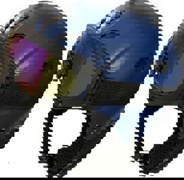 Awe ABS Junior/Adult Ski/Snowboard Helmet Matt Blue 55-58cm - Goggle Compatible