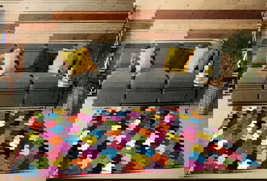 Smart Living Carved Rug Multi - Scales