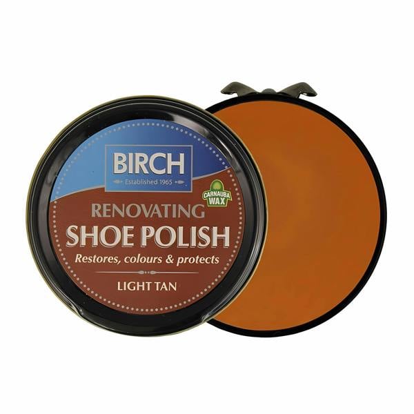 BIRCH Renovating Shoe Polish - Restores Colour and Nourishes Leather 50ml