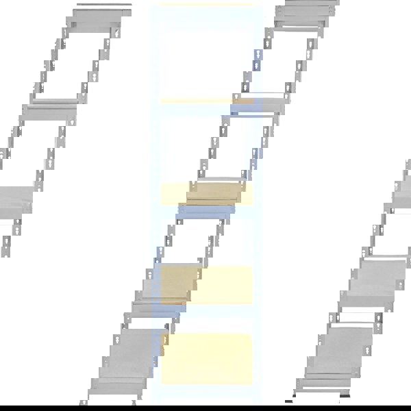 Monster Racking 3 x Q-Rax Metal Racking Units 90 x 50 x 180cm Grey