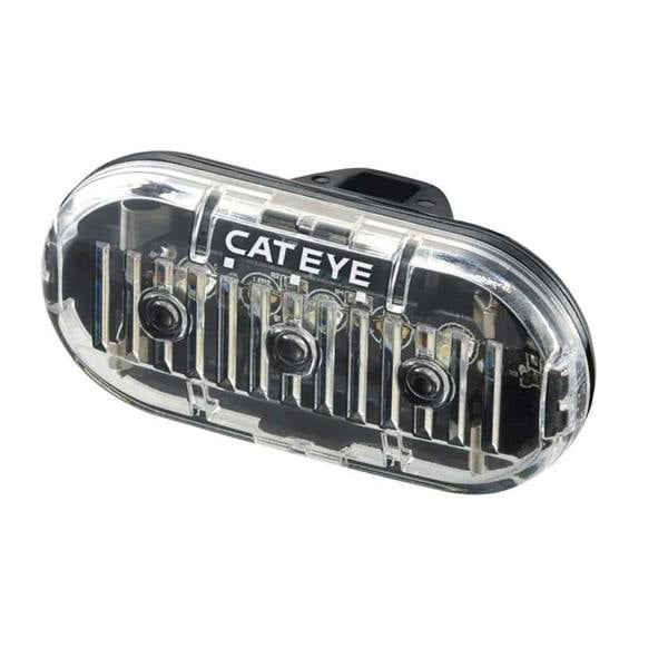 CatEye Omni 3 Piece Bike Light Set 30 Lumen Front Rear AAA Battery Cycling