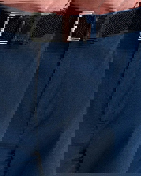 Oliver Sweeney Frades Mens Italian Cotton Chino Shorts - Navy