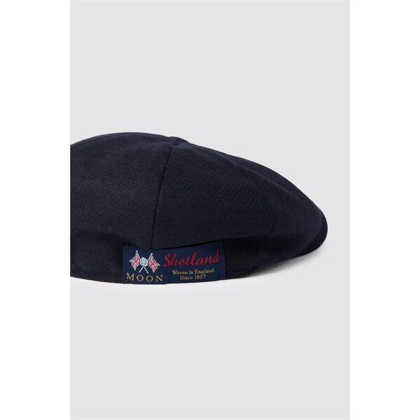 Alexandre Silver Alexandre x Abraham Moon's Navy Wool Baker Boy Hat