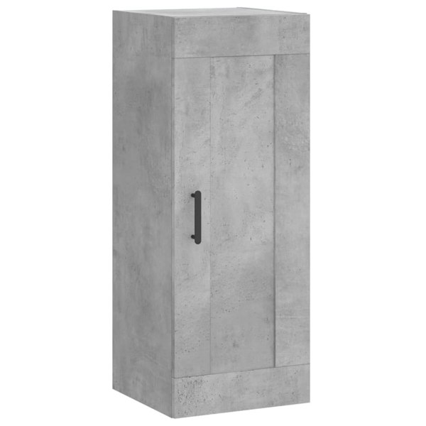 Berkfield Highboard Concrete Grey 34.5x34x180 cm Engineered Wood