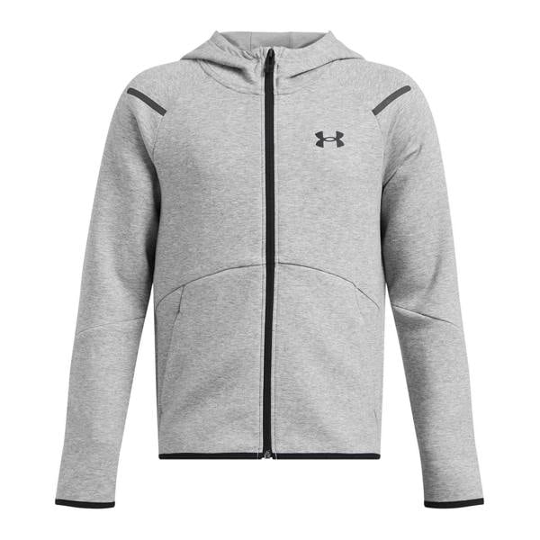 Under Armour Childrens/Kids Unstoppable Raglan Full Zip Hoodie - Grey - 