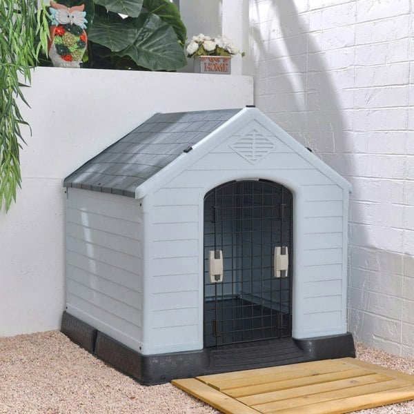 Outdoor Waterproof Dog House with Air Vents and Door Dog Houses Living and Home