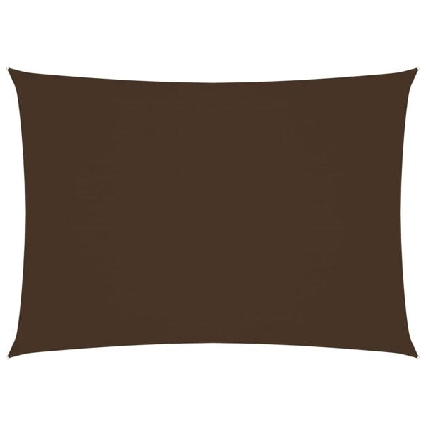 Berkfield Sunshade Sail Oxford Fabric Rectangular 3.5x5 m Brown