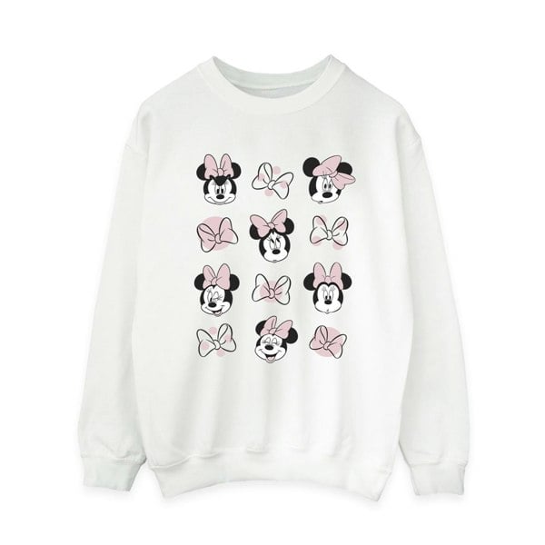 Disney Womens Minnie Mouse Multiple Sweatshirt - White