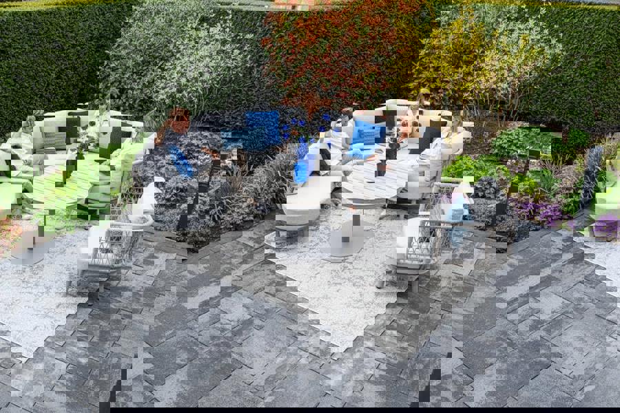 Garden Impressions Matera - Corner Sofa, Chair and High Round Table