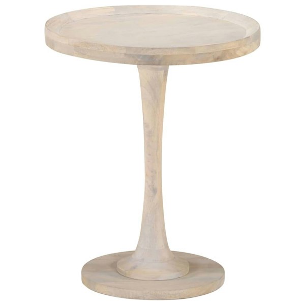 Berkfield Side Table �_�”�_60x75 cm Solid Mango Wood