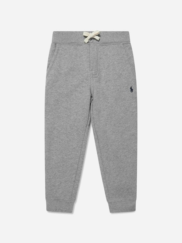 Ralph Lauren Kids Boys Logo Joggers in Grey