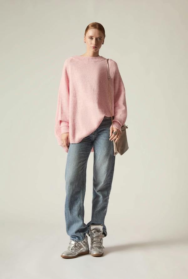 James Lakeland Pale Pink One Size Pullover