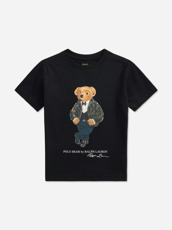 Ralph Lauren Kids Ralph Lauren Boys Polo Bear T-Shirt in Black