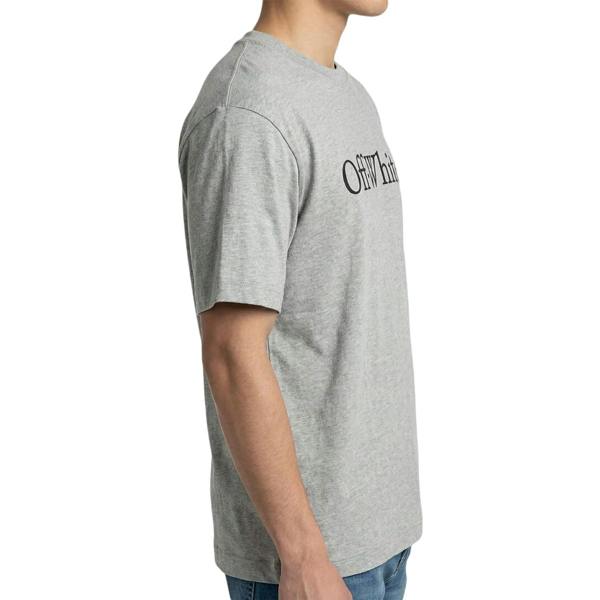 Off White Unisex Adult Bkish T-Shirt - Grey/Black - 
