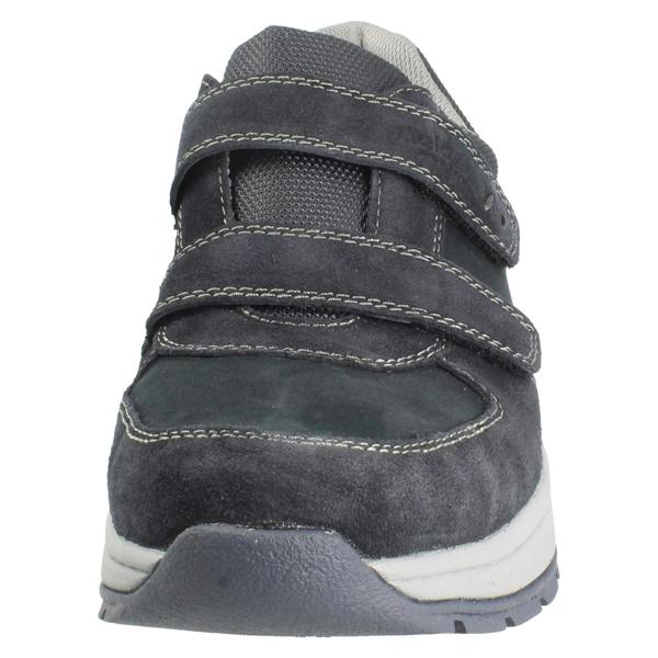 Rieker Mens Rieker Casual Hook and Loop Dual Strap Wide Fit Shoes 11051