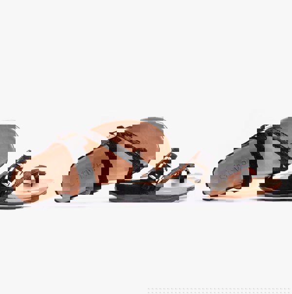 Strive NUSA Womens Strappy Sandals Black Velour