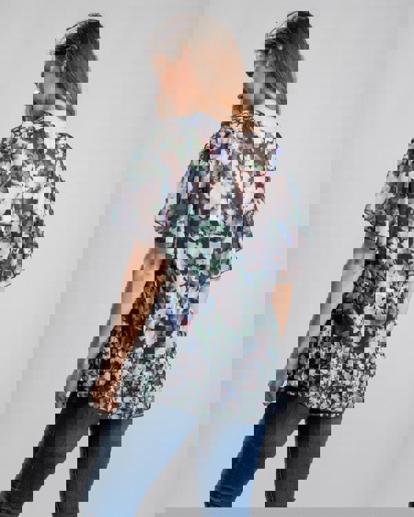 French Connection Dreda Georgette Wrap Womens Top