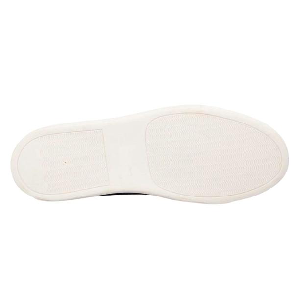 Emporio Armani EA7 Womens/Ladies Suede Trainers - Blue/White - 