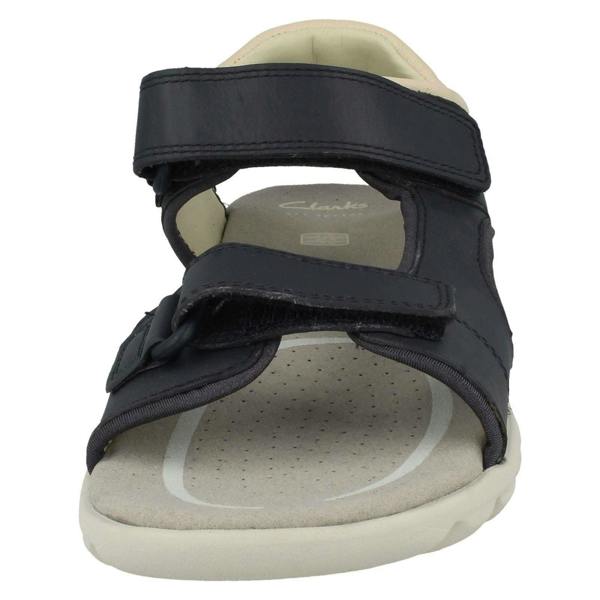 Clarks Boys Clarks Casual Strapped Sandals Rocco Wave