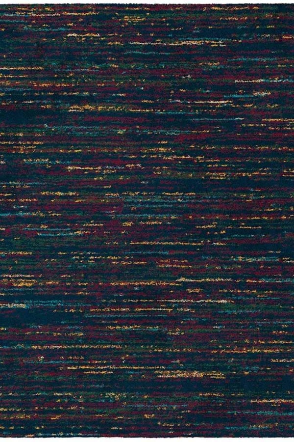 The Rugs Noble Sherpa Rug – Blue and Red Colours