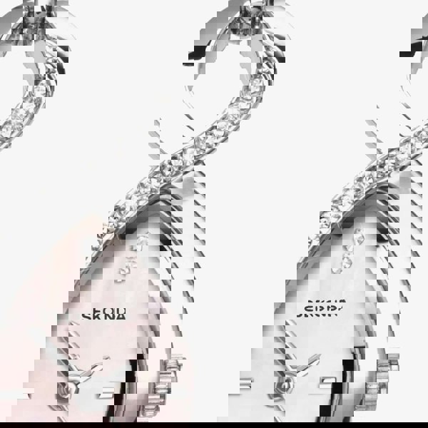 Sekonda Cocktail Dress Silver Stone Set Watch 4684