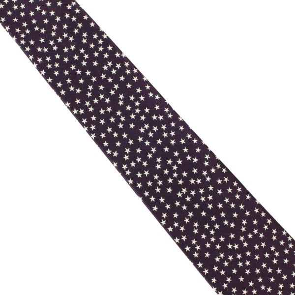 Paul Smith narrow silk tie in a star pattern