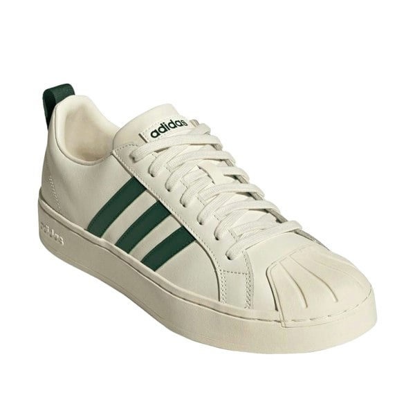 Adidas Mens Streetcheck Leather Trainers - Cream