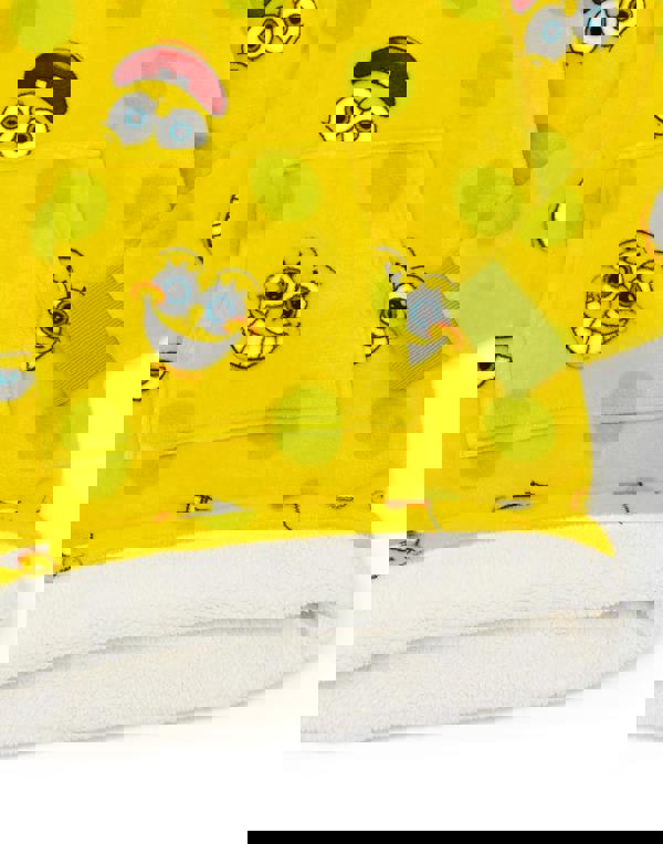 SpongeBob SquarePants Unisex Kids Yellow Character Face Blanket Hoodie