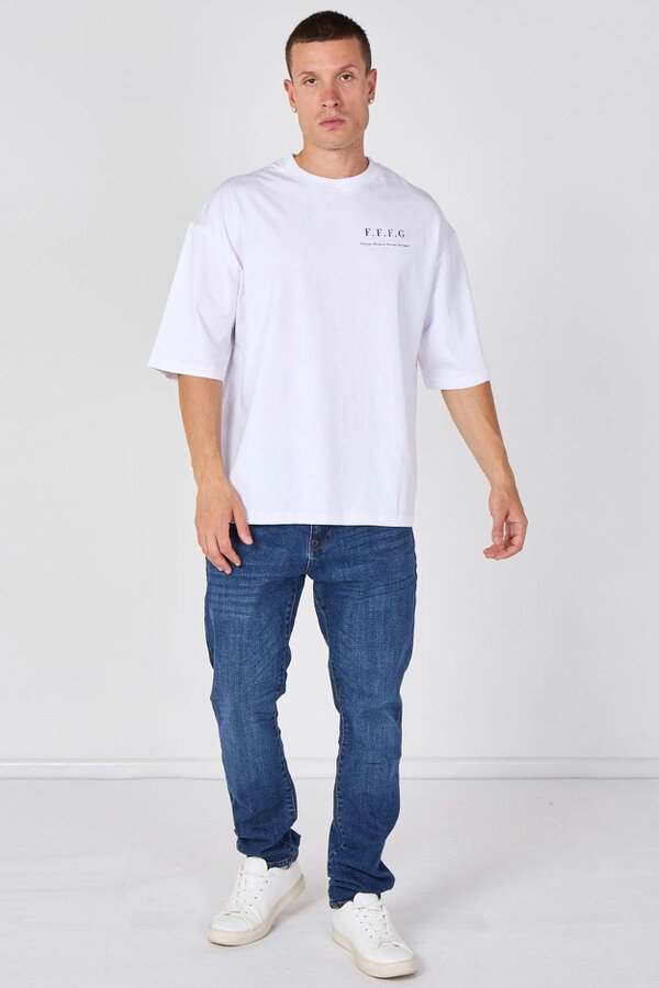 Elaina Fashion Heavyweight Oversized Graphic T-Shirt