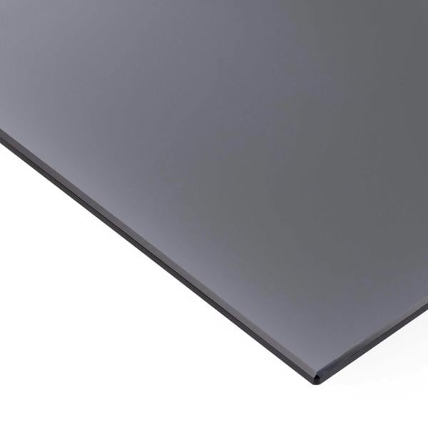 Wyld Haus Tampere Round Black Coffee Table with Grey Glass Lift Top