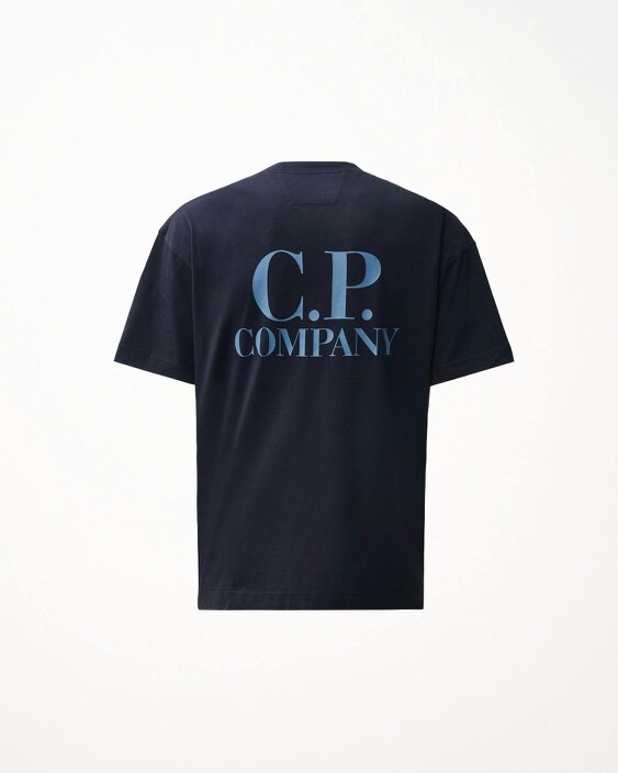 C.P. Company 30/1 Jersey Comfort Mens T-Shirt - Total Eclipse 888
