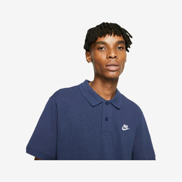 Nike CJ4456-410 Polo Shirt   in  Blue