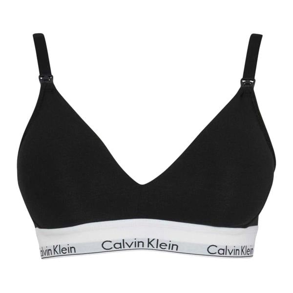 Calvin Klein Womens/Ladies Cotton Blend Bralette - Black - 
