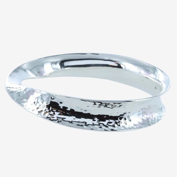 Lou Sterling Silver Bangle - Reeves & Reeves