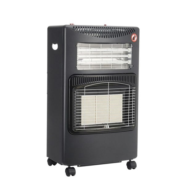 4.2KW Electric and Gas Heater Movable Tank Cabin with Ceramic Infrared Heater Space Heaters Living and Home