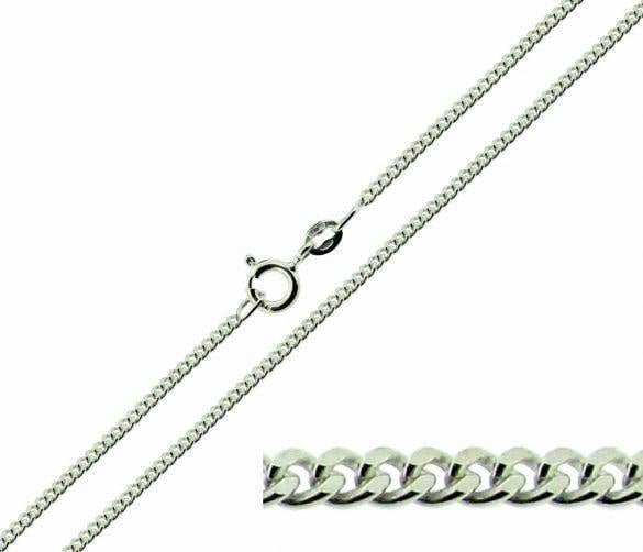 Sterling Silver 2.1mm Diamond Cut Curb Chain - Love Silver Jewellery