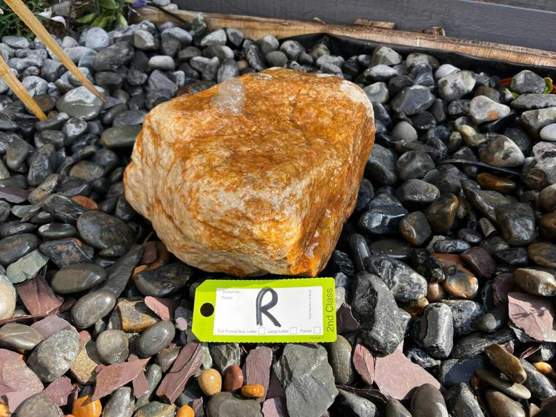 Drilled Natural Bouler R Water Feature