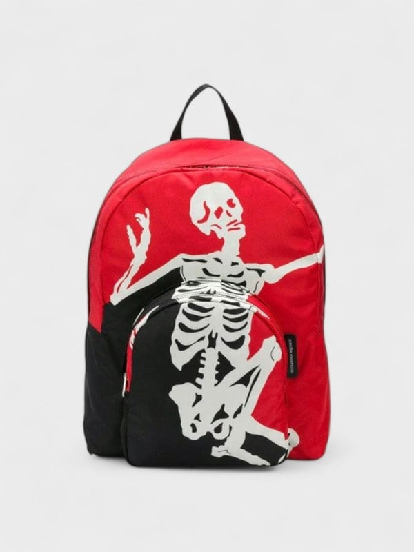 Alexander McQueen Skeleton Print Backpack