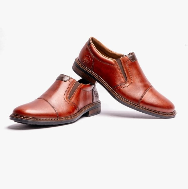 Rieker 17659-23 Mens Slip On Brown