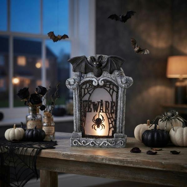 Garden Greatness Illuminated Beware Light Up Fireplace Ornament