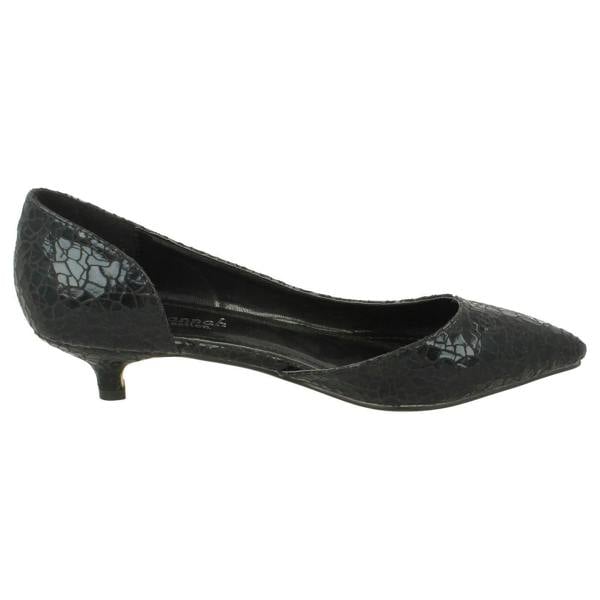 Savannah Ladies Savannah Cut Out Side Kitten Heel