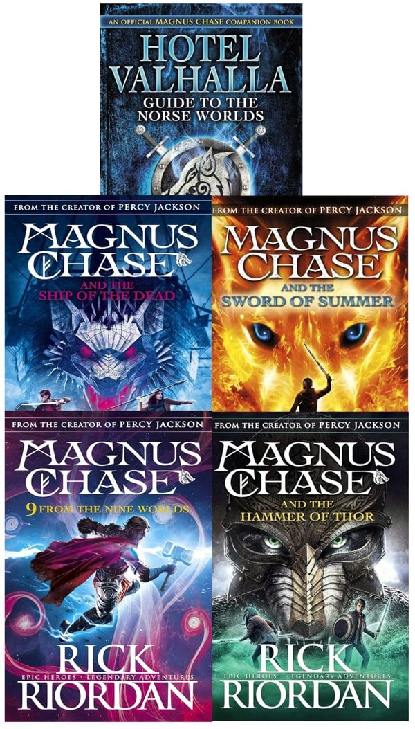 Magnus Chase and the Gods of Asgard 5 Books Collection Set by Rick Riordan