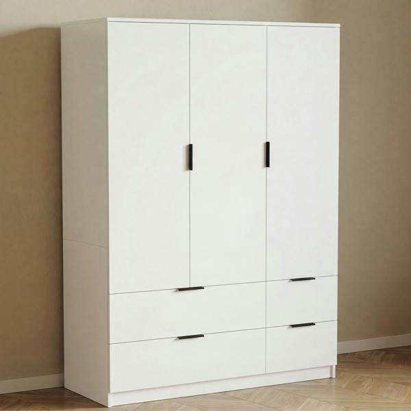 Vida Designs Trega 3 Door 4 Drawer Wardrobe