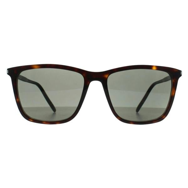 Saint Laurent Sunglasses SL 851 002 Dark Spotted Havana Grey