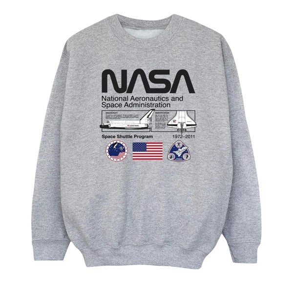 NASA Girls Space Admin Sweatshirt - Sports Grey