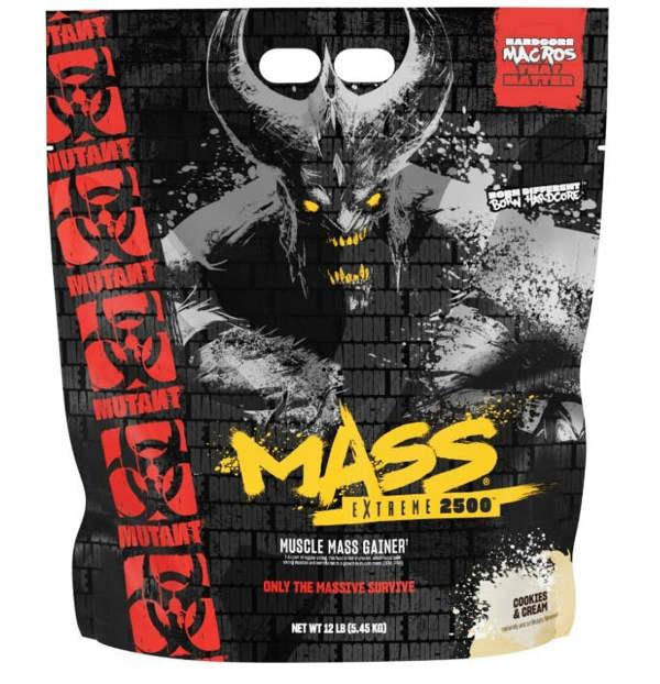 Mutant Mutant Mass Extreme 2500, Cookies & Cream - 5450g