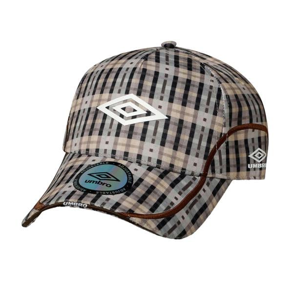 Umbro Checked Logo Baseball Cap - Beige
