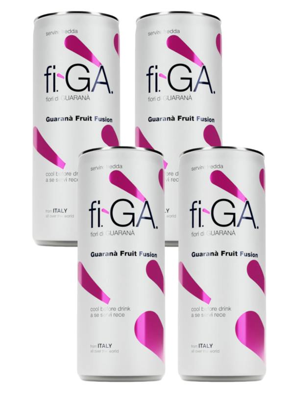 Figa (fi-GÀ / fi-ga) Fiori di Guarana Original Soft Drink 4x250ml