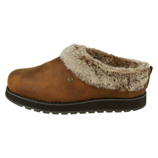 Skechers Ladies Skechers Memory Foam Mule Slippers Keepsakes Rem 31214