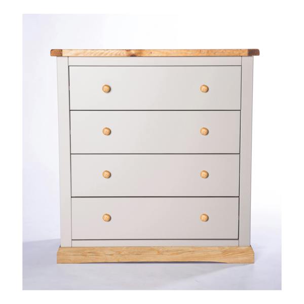 Bomporto 4 Drawer Chest of Drawers Wood Knob